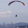 glider and Golden Gate bridge
