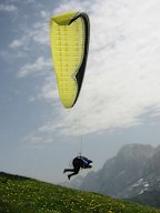 Unknown pilot at the 'First' launch at Grindelwald