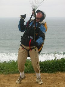 aerobatic paragliding instructor Enleau O'Connor.