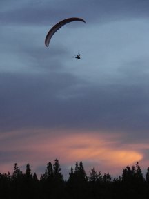 Jeff in Hat Creek sunset